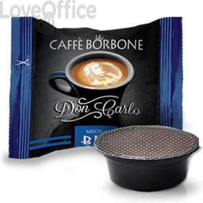 Capsule compatibili Don Carlo 100 pz Caffe Borbone qualità Blu
