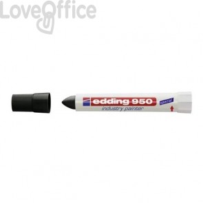 Pennarello a cera Edding 950 - Paint Markers Nero - 10 mm
