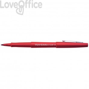 Penne con punta sintetica Flair Nylon Paper Mate - Rosso - 1 mm - S0190993 (conf.12)