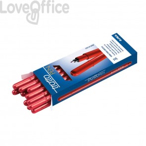 Penne Tratto Pen a punta sintetica - Rosso - 0,5 mm (conf.12)