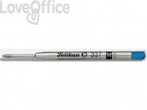 Refill per penne a sfera Pelikan 337 formato internazionale - F - Blu - 0,8 mm