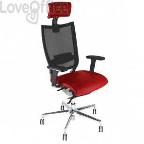 sedia direzionale rossa ergonomica COTPG
