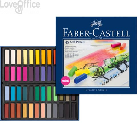 Creta Soft Pastel Creative Studio Faber Castell - Assortito - 128248 (conf.48)