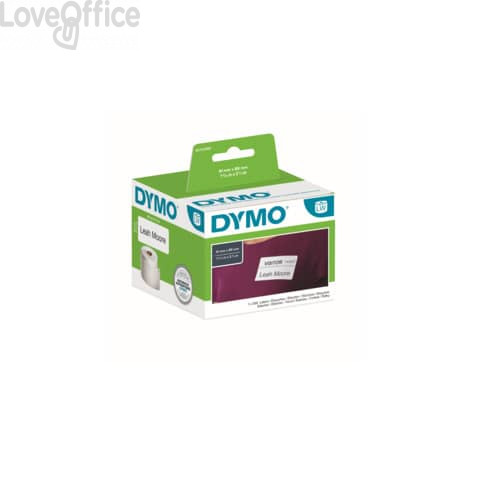Etichette per Dymo LabelWriter - removibili - 89x41 mm - Bianco - S0722560 (Rotolo da 300 etichette)