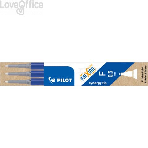 Frixion Point 0,5 Pilot - Refill - Blu - 0,5 mm (conf.3)