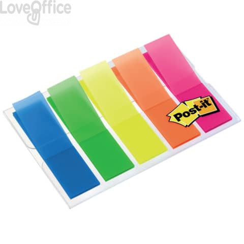 Segnapagina Post-it® Index Full Color 683 - Arancio, Blu, Giallo, Verde, Viola (conf.100 segnapagina)