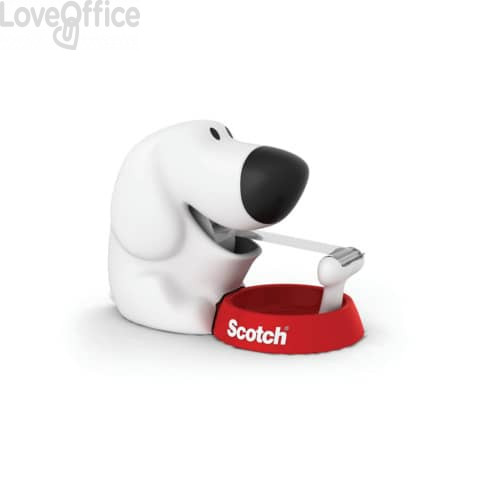 Dispenser Scotch® Magic™ Dog - Bianco e Rosso - dog