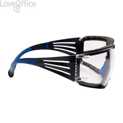 Occhiali di protezione 3M Blu/Grigio SF401SGAF- Blu-F