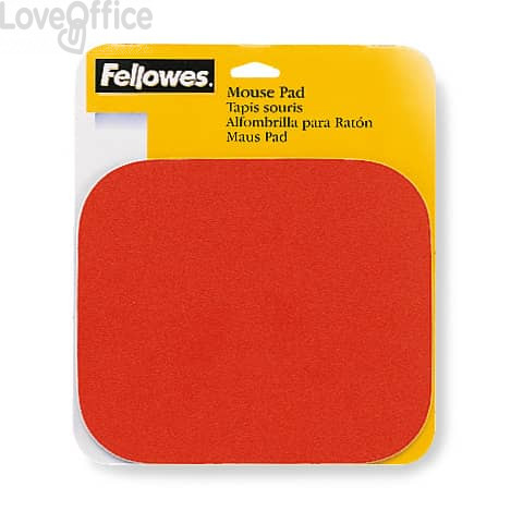 Tappetini mouse Fellowes - Rosso - 58022