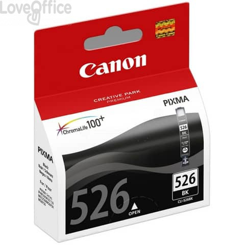 Cartuccia Originale Canon 4540B001 Chromalife 100+ CLI-526BK Nero