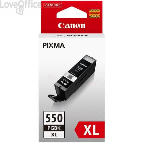 Cartuccia Originale Canon 6431B001 A.R. Chromalife 100+ PGI-550XL PGBK Nero