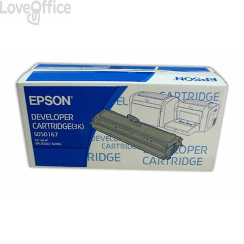 Originale Epson C13S050167 Developer Nero
