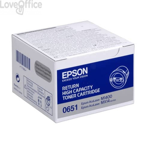 Originale Epson C13S050651 Toner A.R. Nero