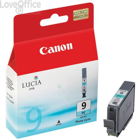 Cartuccia Originale Canon 1038B001 Lucia (Pigmentato) PGI-9PC Ciano foto