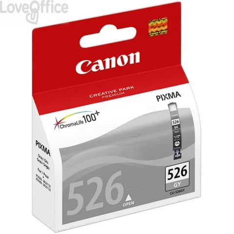 Cartuccia Originale Canon 4544B001 Chromalife 100+ CLI-526GY Grigio 