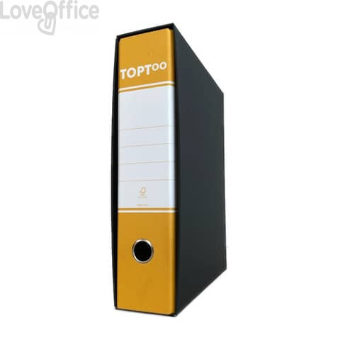 Registratori commerciali TOPToo con custodia Dorso 8 cm Giallo 23x30 cm (conf.6)