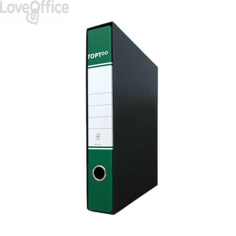 Registratori commerciali TOPToo con custodia Dorso 5 cm Verde 23x30 cm (conf.8)