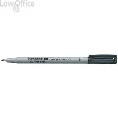 Penna a punta sintetica Staedtler Lumocolor® - F - non-permanente 316 0,6 mm Nero - 316-9