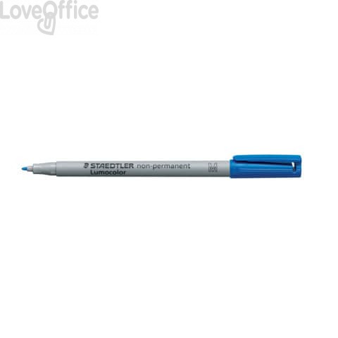 Penna a punta sintetica Staedtler Lumocolor® - Tratto M - non-permanente 315 1 mm Blu - 315-3