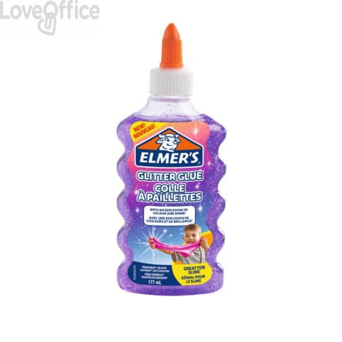 Colla Glitterata Liquida Elmer's Viola - Flacone 177 ml 2077253