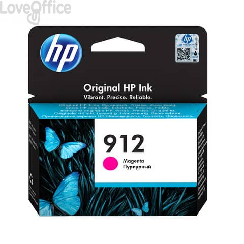 Cartuccia Ink-jet HP 912 Magenta HP Magenta - 315 pagine 