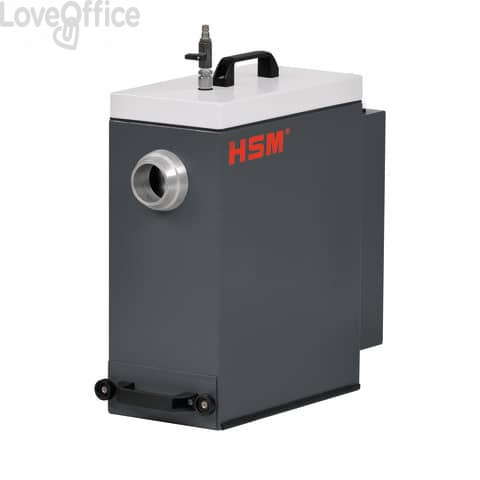 Depolverizzatore HSM DE 1-8 per ProfilPack P425 max 1 litro - Grigio chiaro/ferro - 2412111