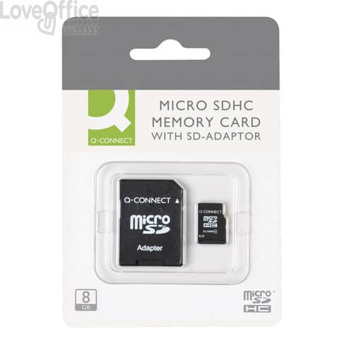 Scheda di memoria Q-Connect Micro SDHC 8 GB KF16011