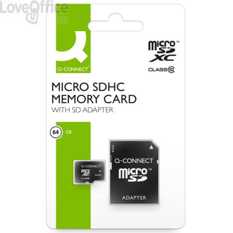 Scheda di memoria Q-Connect - Micro SDHC 64 GB KF16128