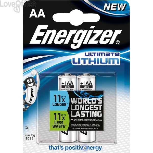 Pile Lithium Energizer - AA - 1,5 - 636895 (conf.2)