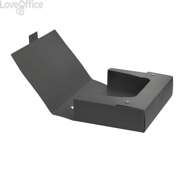 Scatola progetto Plus VIP Leonardi in plastica - Dorso 8 cm - Grigio Antracite - spess. 0,8 mm