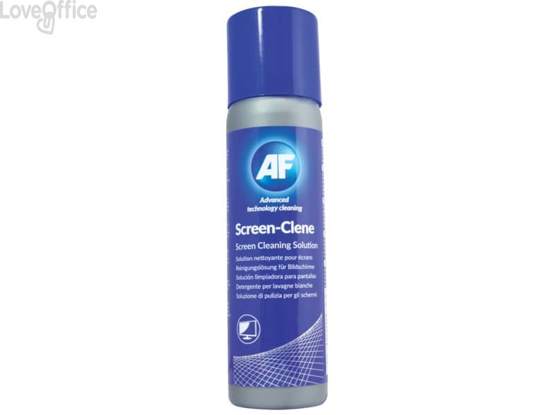 Soluzione detergente per schermi AF International bomboletta da 250 ml Screen-Clene - ASCS250