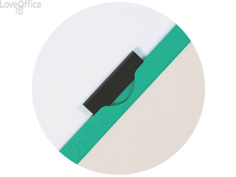 Cartelline con clip Q-Connect verde 22x30,7 cm verde KF00464 (conf.10)