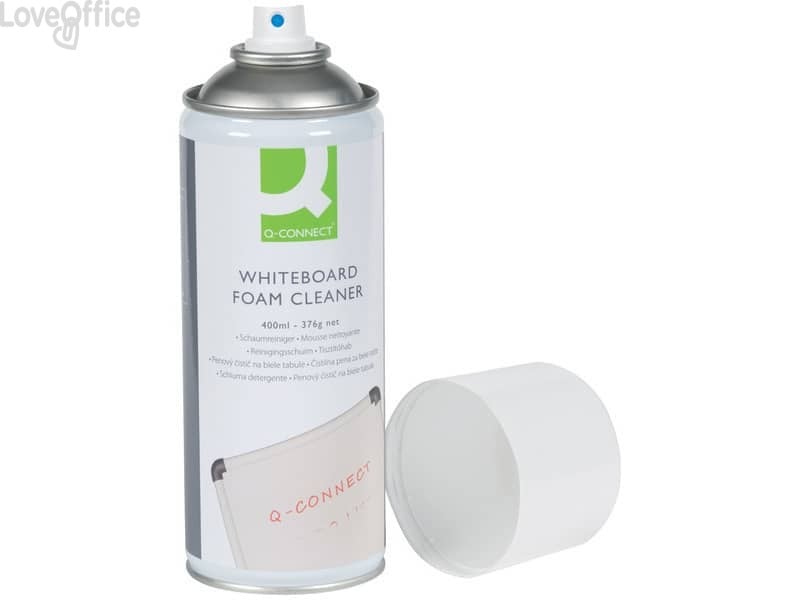 Schiuma detergente per lavagne bianche Q-Connect 400 ml KF04504