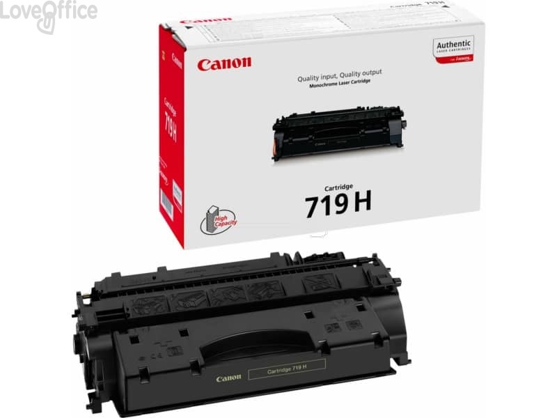 Toner alta capacità Canon CRG 719H Nero 3480B002