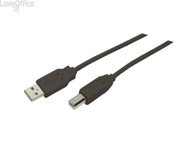 Cavo di collegamento Media Range USB 2.0 A/B Nero MRCS103