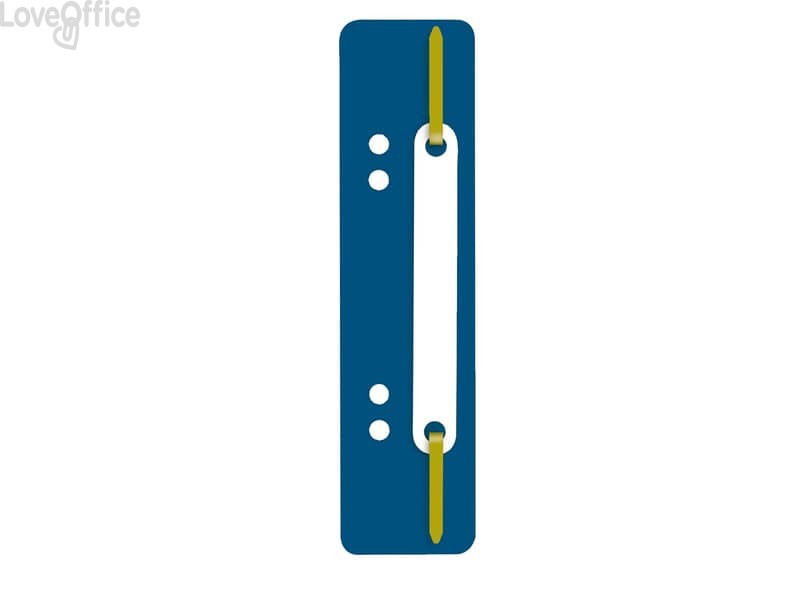 Pressini fermafogli Q-Connect 34x150 mm blu (2 conf. da 25 pezzi cadauna)