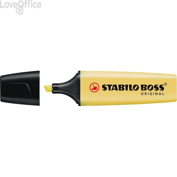 Evidenziatori Stabilo Boss Pastel - banana - 70/144 (conf.10)