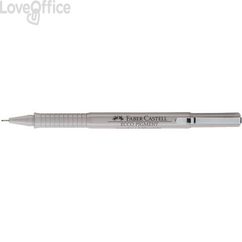 Penna punta in fibra Nera Faber-Castell Ecco Pigment 0,7 mm 166799