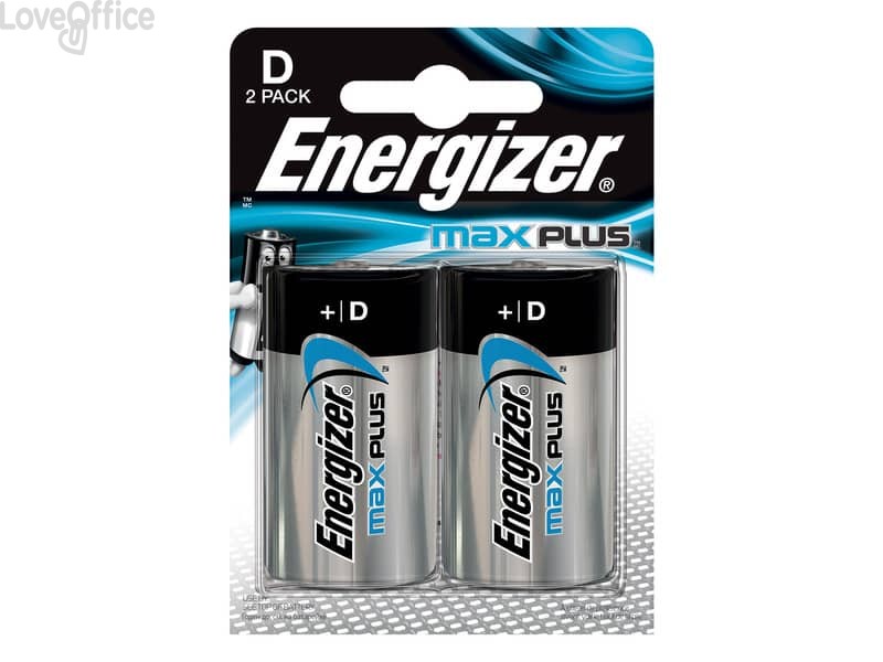 Batterie ENERGIZER Max Plus D - E301323900 (conf.2)