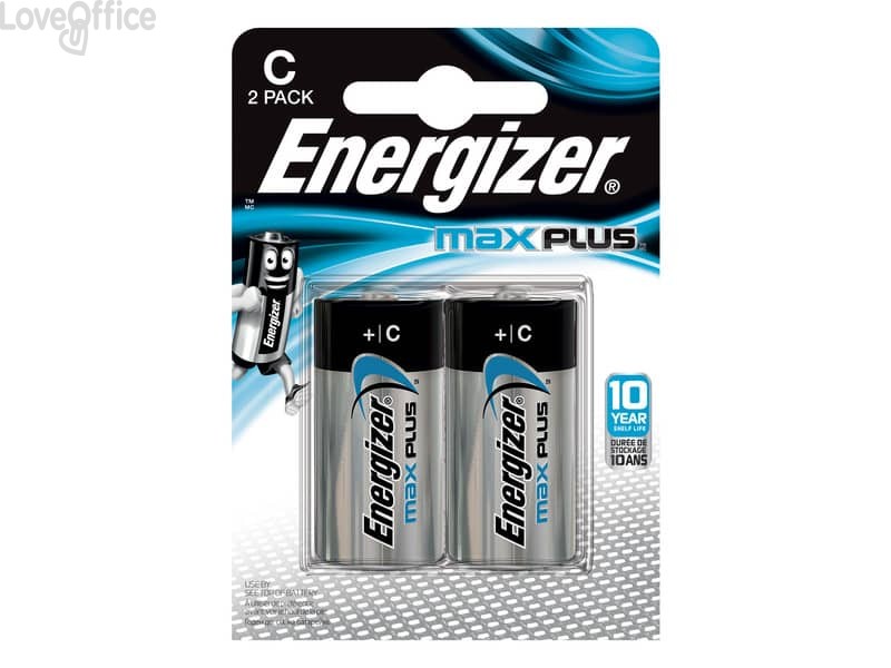 Batterie ENERGIZER Max Plus C - E301324200 (conf.2)