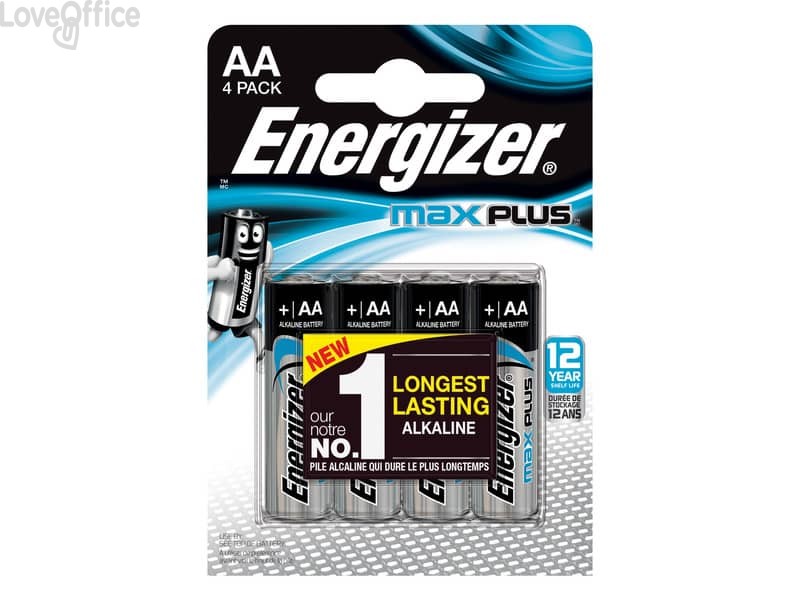 Batterie ENERGIZER Max Plus AA - E301323600 (conf.4)