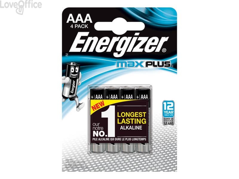 Batterie ENERGIZER Max Plus AAA - E301321400 (conf.4)
