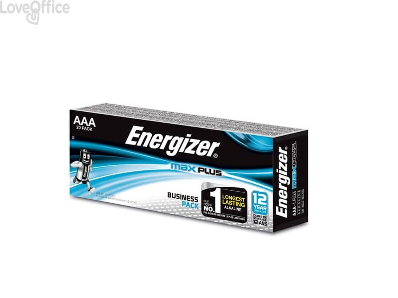 Batterie ENERGIZER Max Plus AAA - E301322900 (conf.20)