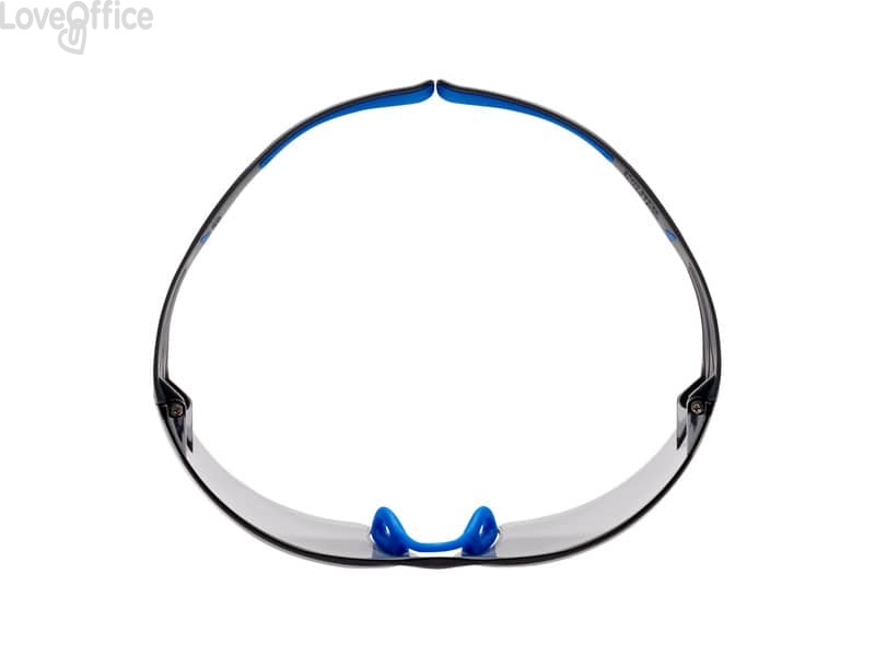 Occhiali di protezione 3M blu/grigio SF407SGAF-BLU