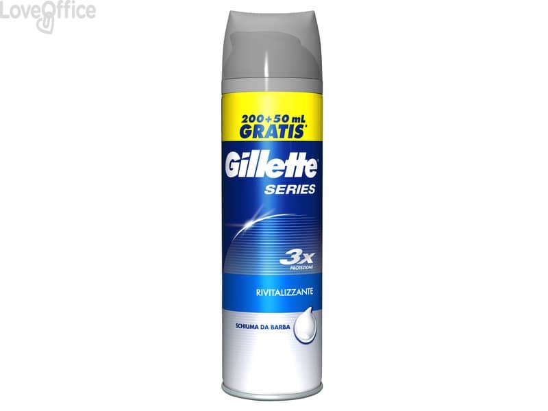 Schiuma da barba Gillette Series flacone 200+50 ml GI24