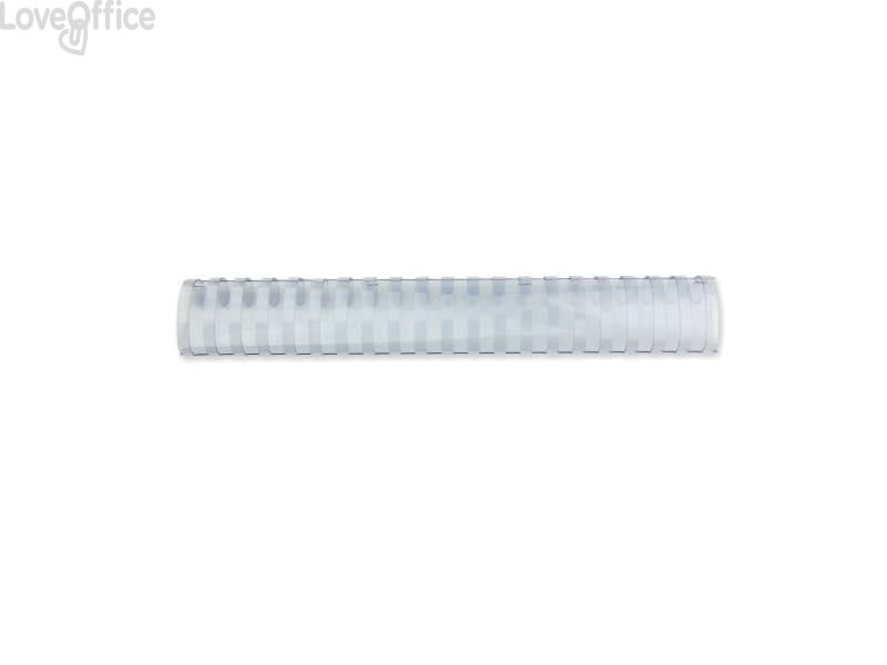 Dorsi plastici a 21 anelli GBC CombBind 32 mm - fino a 310 fogli A4 Bianco - 4028204 (conf.50)