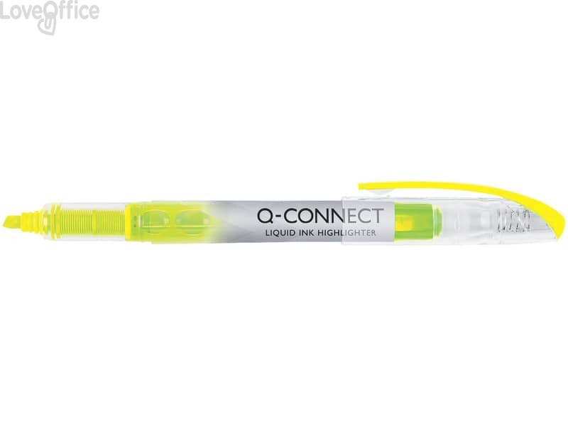 Evidenziatori a penna Q-Connect 1-4 mm giallo KF00395 (conf.12)