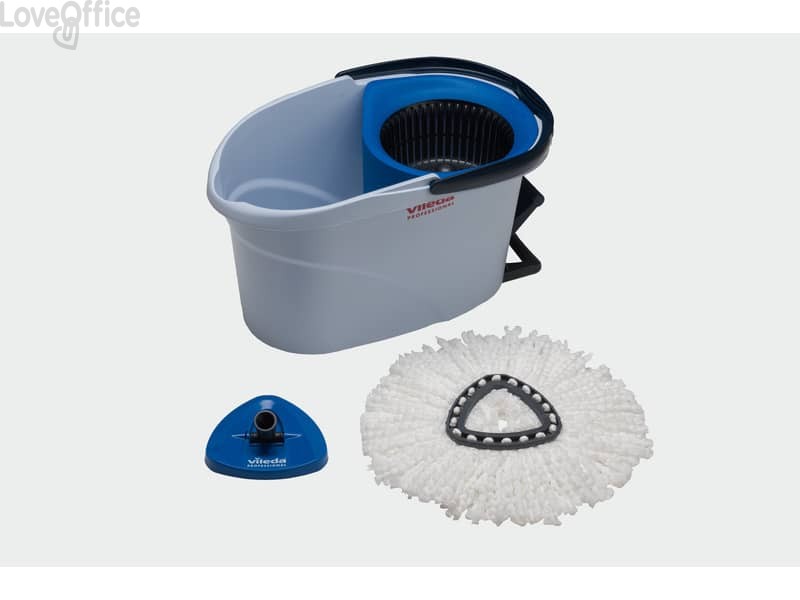 Starter kit per sistema di pulizia Vileda Professional UltraSpin Mini Blu