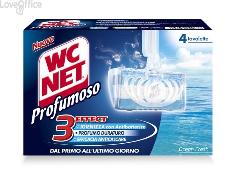Tavolette igiene WC Net ocean fresh 34 grammi - M74601 (conf.4)