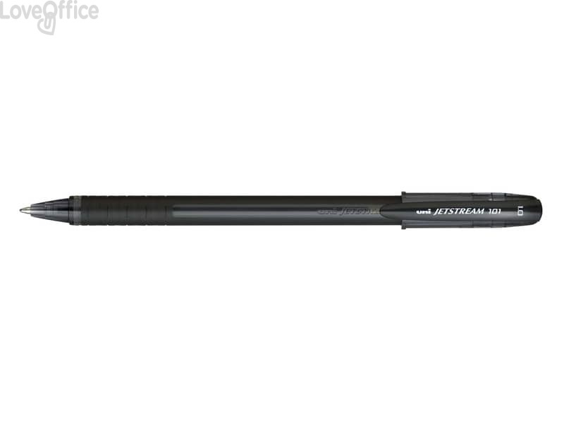 Penne roller Uni Jetstream 101 - 1 mm Nero - M (conf.12)